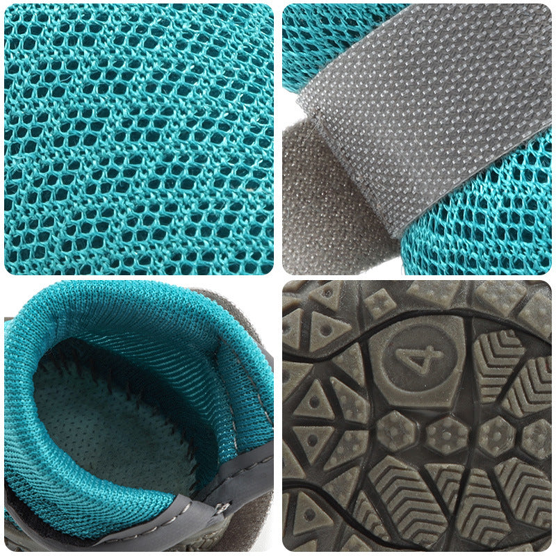 2024 New Lightweight Comfortable Breathable Dog Outdoor Shoes Cute Summer Anti-slip Wear-resistant Rubber Sole Small/Medium Dogs-5