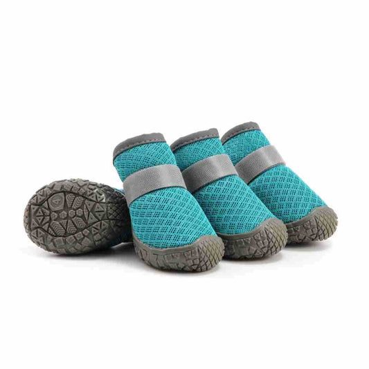 2024 New Lightweight Comfortable Breathable Dog Outdoor Shoes Cute Summer Anti-slip Wear-resistant Rubber Sole Small/Medium Dogs-5