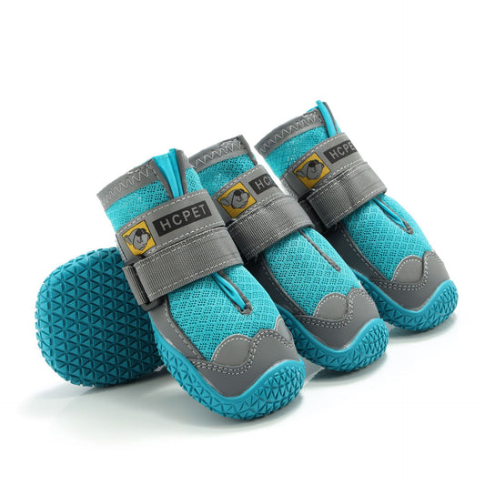Dog Booties for Hot Pavement Waterproof Breathable Dog Summer Shoes Boot for Small Medium Large Puppy Shoes Paw Tor for Hiking-9