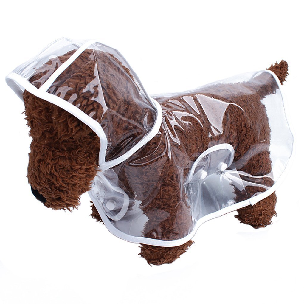 Manufacturer Custom Transparent PVC Dog Clothes Pet Accessory Outdoor Dog Raincoat Dropshipping-45
