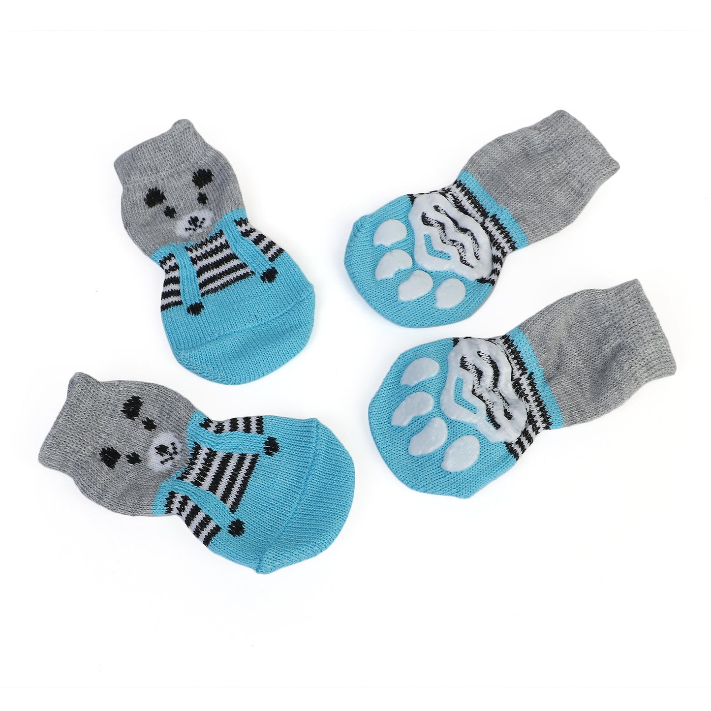 Pet Christmas Socks Cute Cartoon Print Pet Dog Socks Anti Slip Pet Dog Sock-8