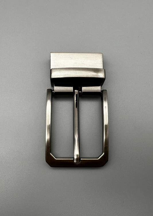 Factory Wholesale Men's Reversible Belt Belt with Custom Logo 3.5CM Rotary Pin Buckle 35mm Size  Customizable Zinc Alloy Material-1