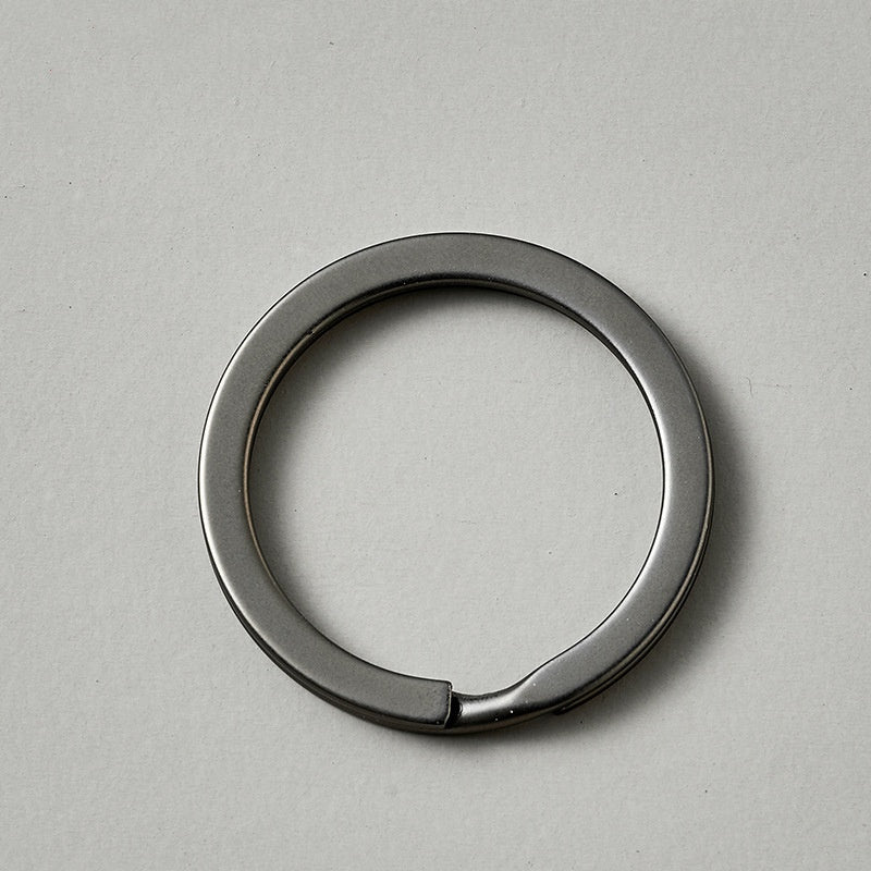 25mm 28mm 30mm 32mm Black Metal Flat Split Rings Key Chain Rings 1'' O-ring Keychain-10