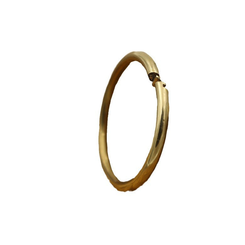 handbag hardware solid brass machine cut split round ring o ring-101