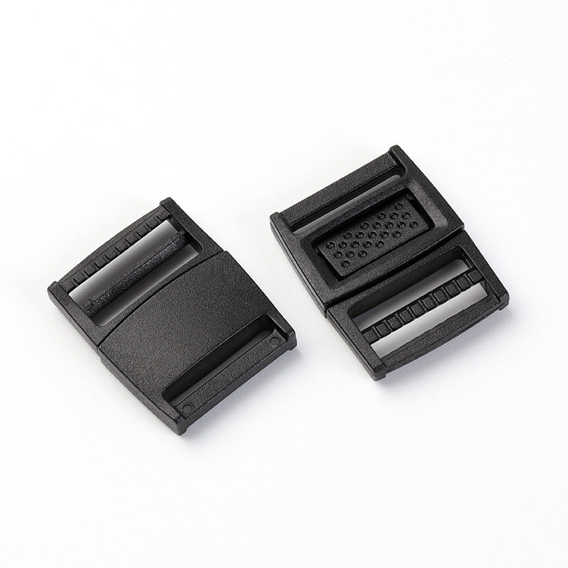 Wholesale fashion 20mm small plastic side release bag buckle custom logo support-110