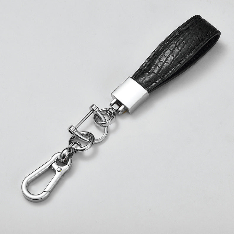 Wholesale Hot sale Luxury Promotional Pu Leather Wristlet Key Chain Custom Logo Personalized Sublimation motel Leather Keychains-110