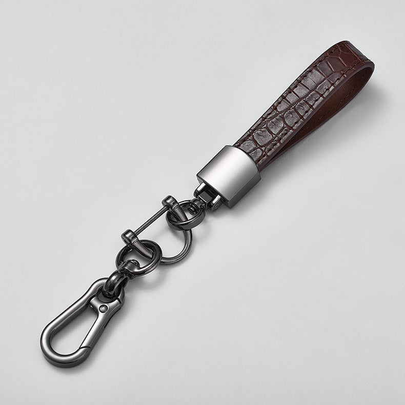 Wholesale Custom Leather Keyring Key Promotion Gift Blank Luxury Pu Leather Keychain-113