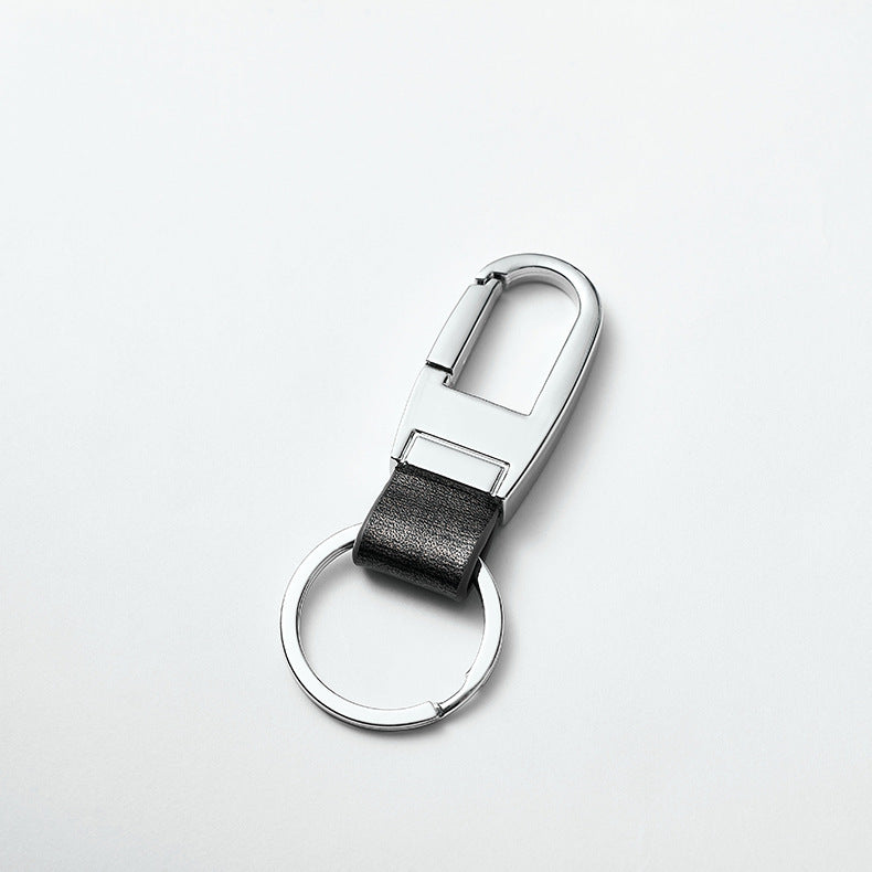 keychain accessories custom car laser engraving logo leather keychain-116
