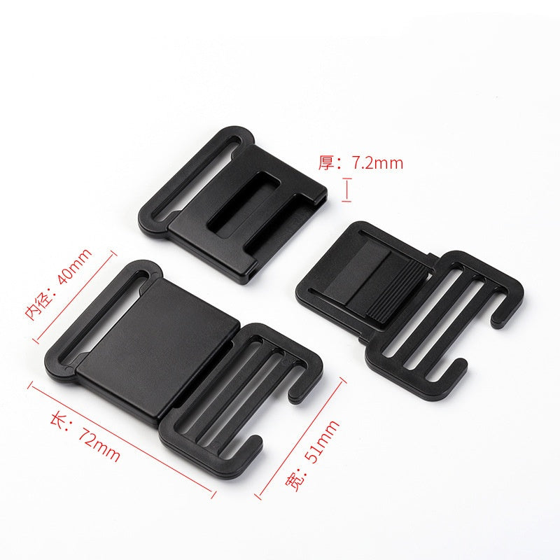 20mm Strong tension plastic safety buckle POM plastic hardware breakaway clasp buckle for belt lanyard-121