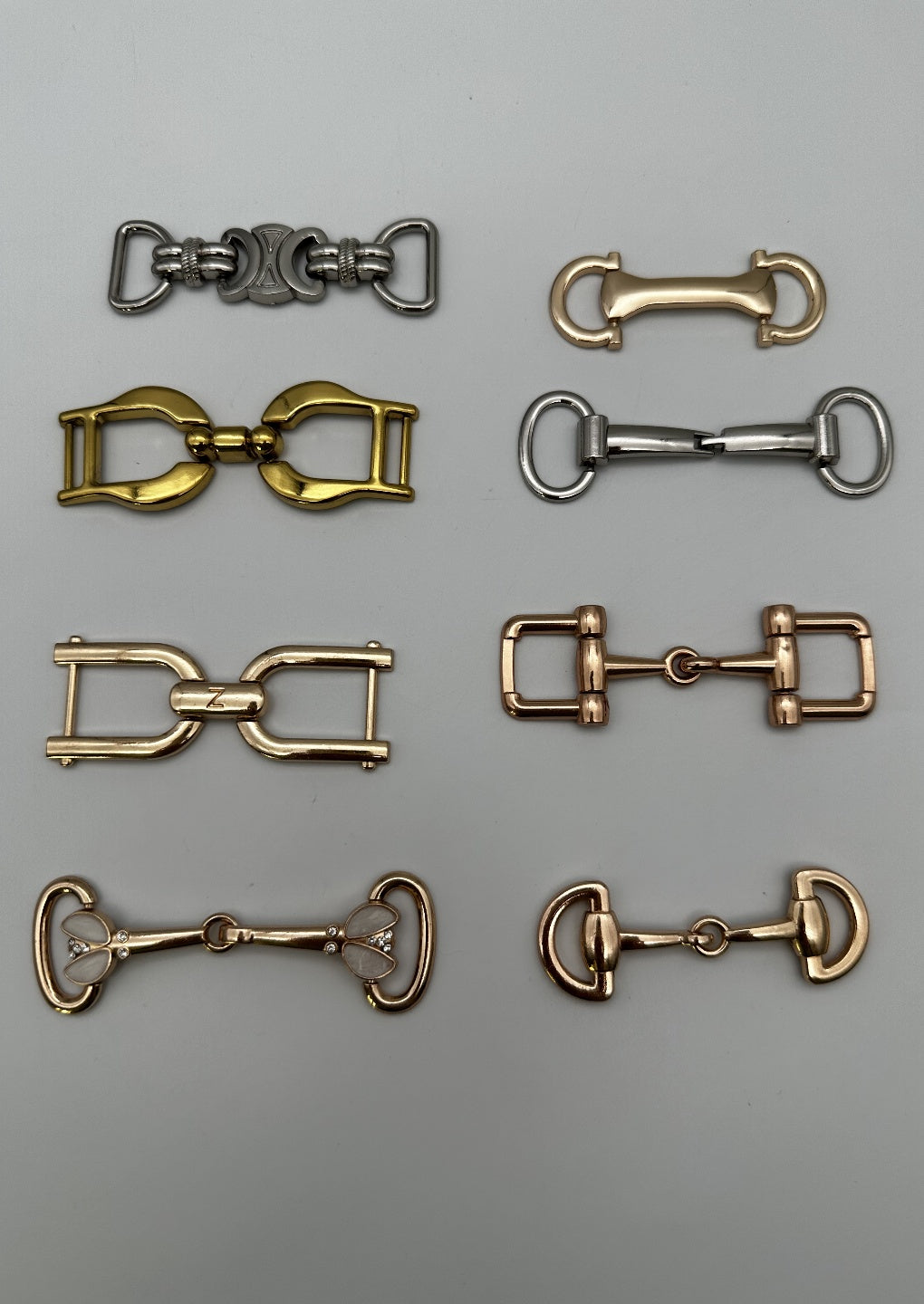 Waistband decoration plating metal buckles for shoes-13