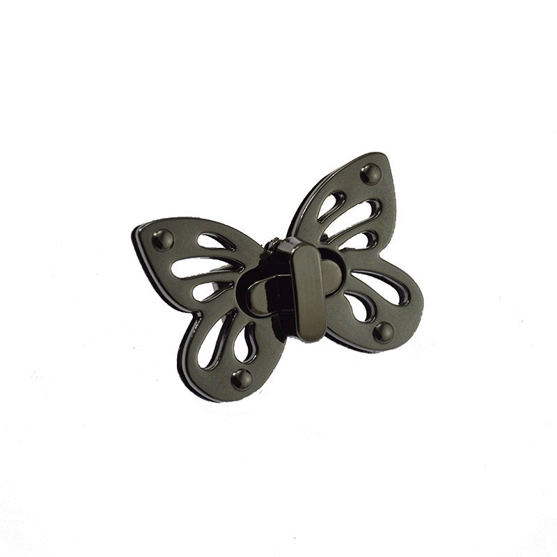 Metal Butterfly Turn Lock Buckle Twist Lock Clasp For Leather Craft Women Bag No reviews yet-13