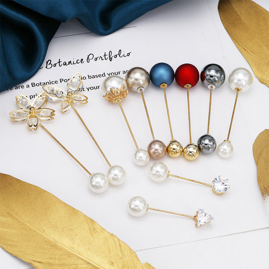 Crystal Wholesale Hot Selling High Quality High-Grade Corsage PearlSecure the Pin to Prevent Exposure Brooch-134