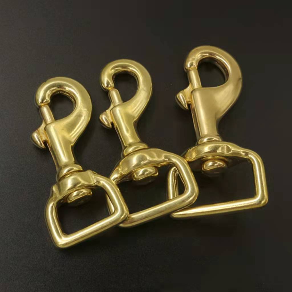 Factory Supply Quality Solid Brass Swivel Snap Hook Buckle for Bag/Pet Accessories