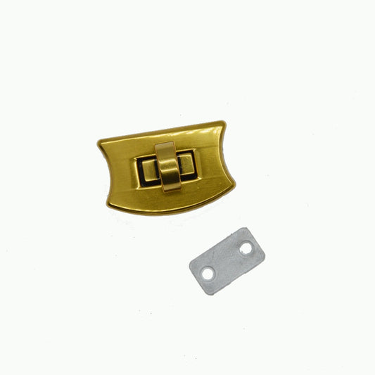 Alloy Square Bamboo Head Screwlock Twist Lock Metal Turn Lock Accessories Luggage Zinc Alloy Gunmetal Bag Parts Accessories - 151