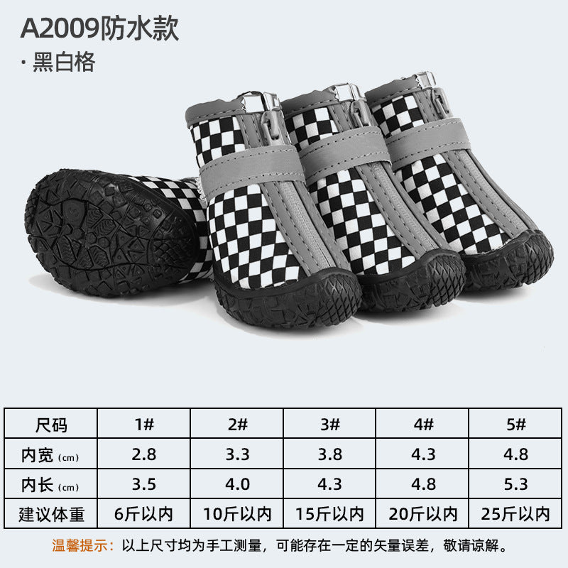 High-End Custom Sneaker Adjustable Durable Air Mesh Surface Small Medium Large Dog Outdoor Running Hiking Boot Dogs Puppy Shoes-2