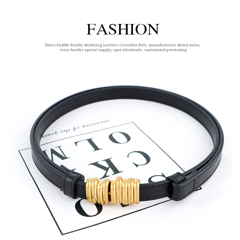 15MM Zinc Alloy Lady‘s Belt Buckle-16