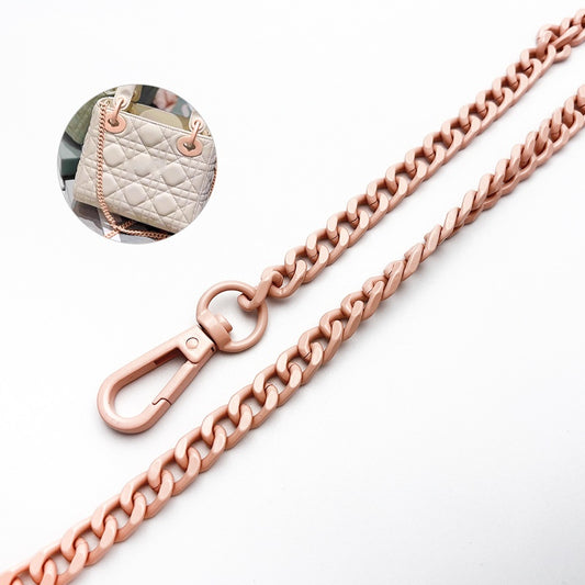 Pink Purse Handle Strap Hardware Bag Chain Metal Handbag Gold Chain Metal Accessories Rose Gold Chain For Women Bag