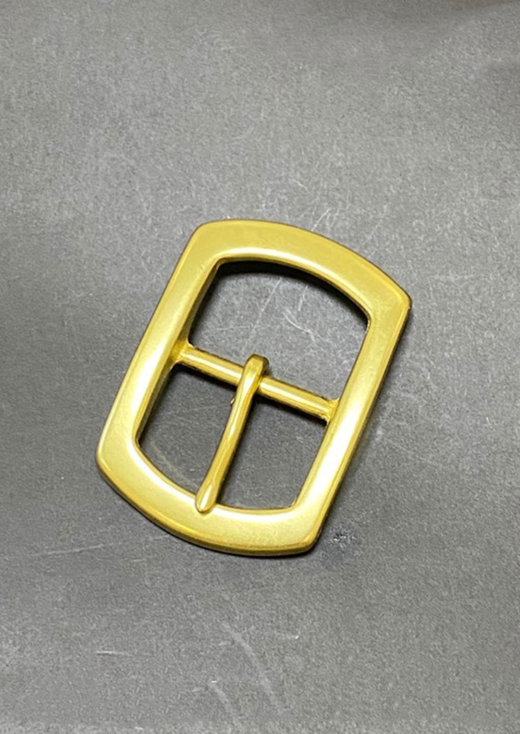 35MM China Manufacturer Custom Polish Pin Solid Brass Belt Buckle
