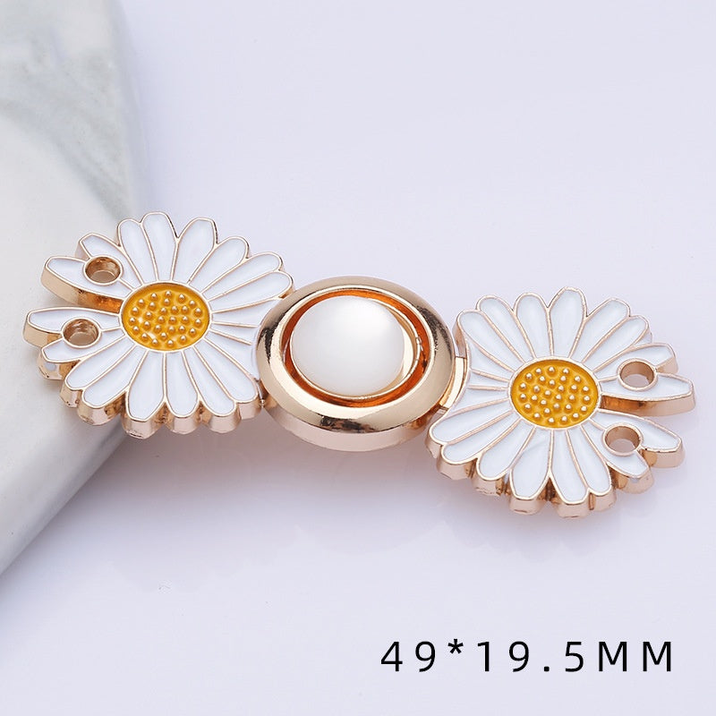 Metal plate child Hanfu to the vintage cheongsam women's clothes ancient style button decorat-164