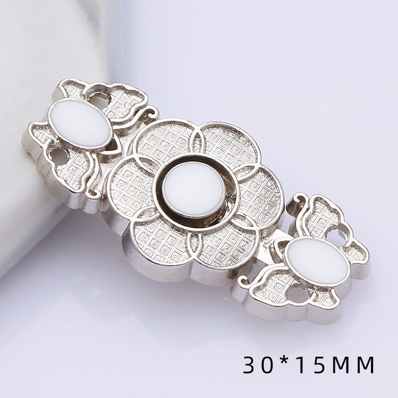 Metal plate child Hanfu to the vintage cheongsam women's clothes ancient style button decorat-164