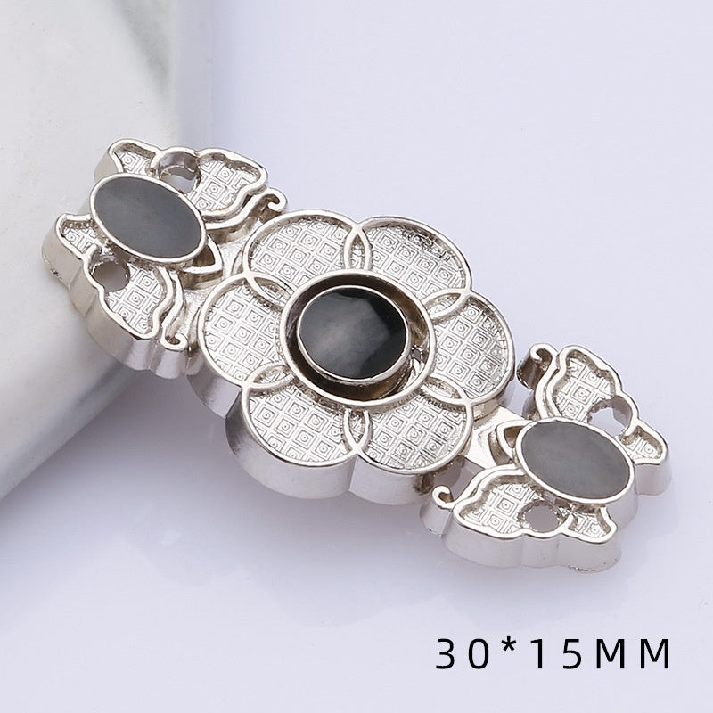 Metal plate child Hanfu to the vintage cheongsam women's clothes ancient style button decorat-164