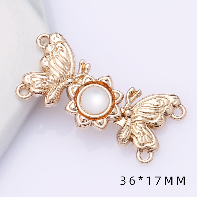 Metal plate child Hanfu to the vintage cheongsam women's clothes ancient style button decorat-164