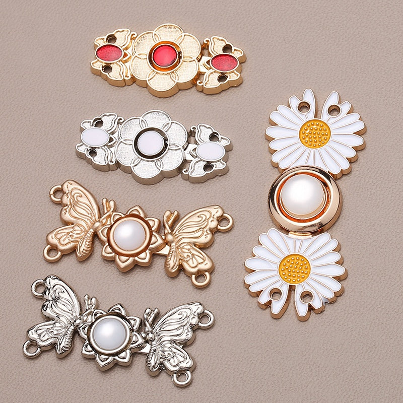 Metal plate child Hanfu to the vintage cheongsam women's clothes ancient style button decorat-164