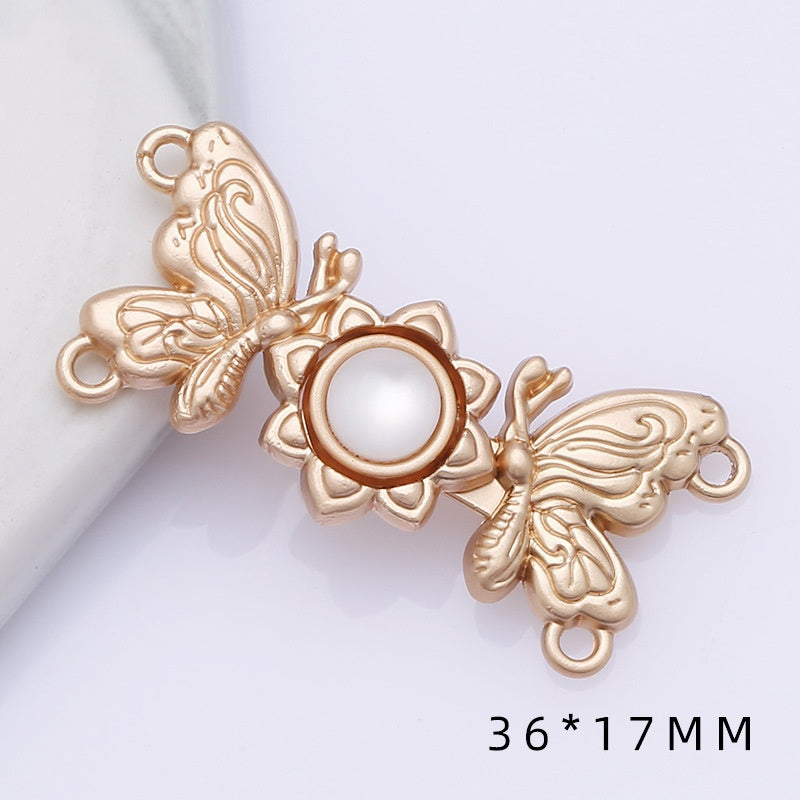 Metal plate child Hanfu to the vintage cheongsam women's clothes ancient style button decorat-164