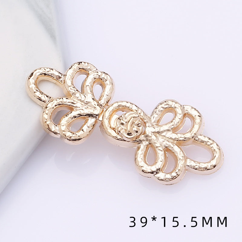 Metal plate child Hanfu to the vintage cheongsam women's clothes ancient style button decorat-164