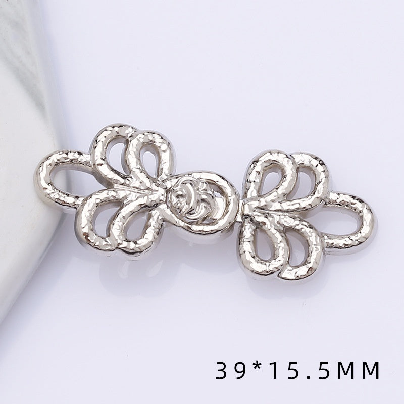 Metal plate child Hanfu to the vintage cheongsam women's clothes ancient style button decorat-164