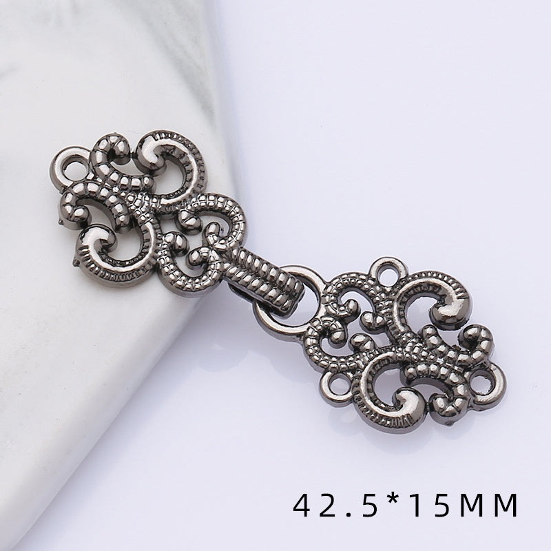 Metal plate child Hanfu to the vintage cheongsam women's clothes ancient style button decorat-164