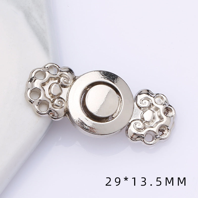 Metal plate child Hanfu to the vintage cheongsam women's clothes ancient style button decorat-164