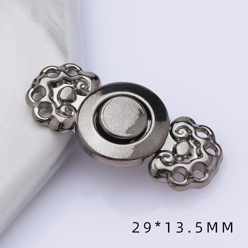 Metal plate child Hanfu to the vintage cheongsam women's clothes ancient style button decorat-164