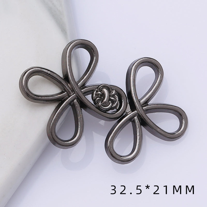 Metal plate child Hanfu to the vintage cheongsam women's clothes ancient style button decorat-164