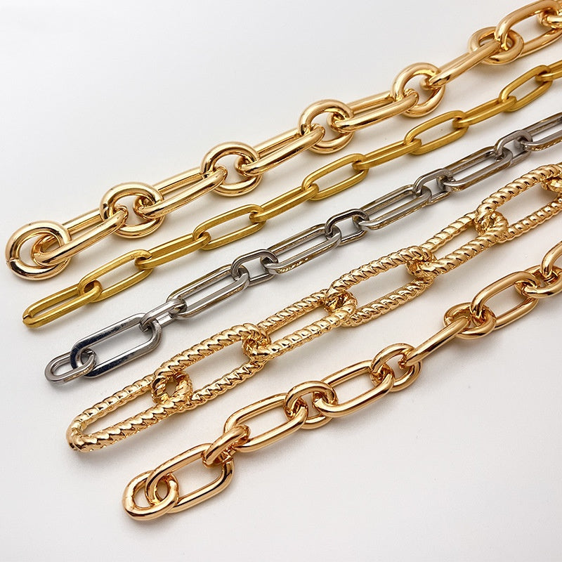 Light Gold Color Metal Bag Accessories Lady Bag Chain-165