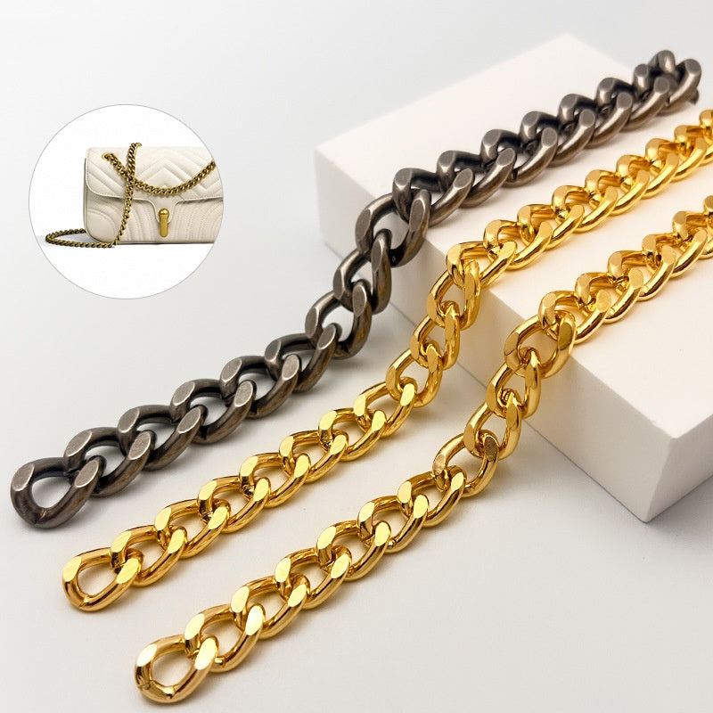 Custom Chain Manufacturer Wholesale Purse Gold Plate Iron Chain for Bag-166