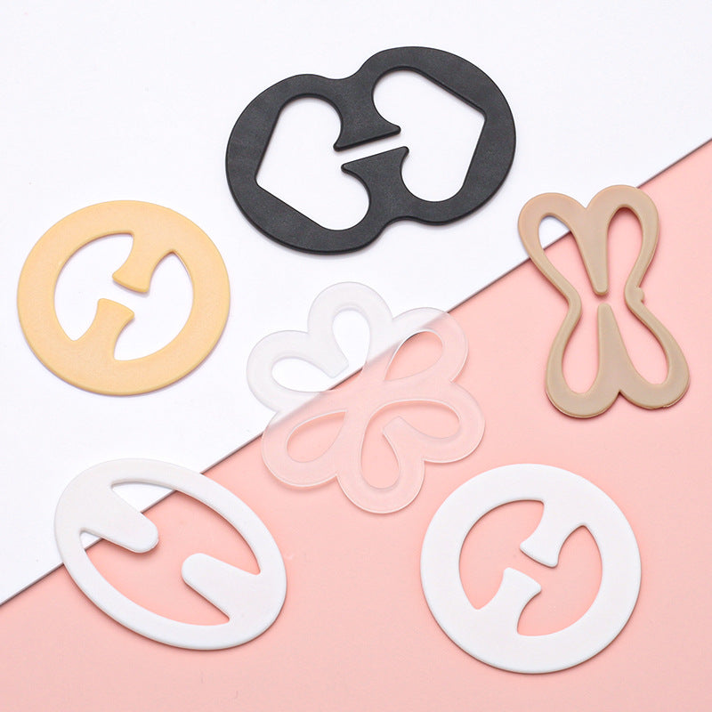 Factory Custom Plastic Adjustable Invisible Non-slip Belt Bra Clip-171