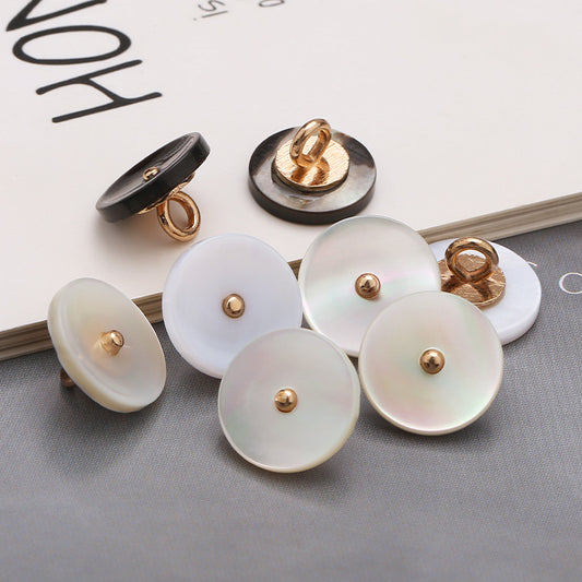 Wholesale Resin Metal Button With Shank Sew on Button DIY Accessories Embellishment-172