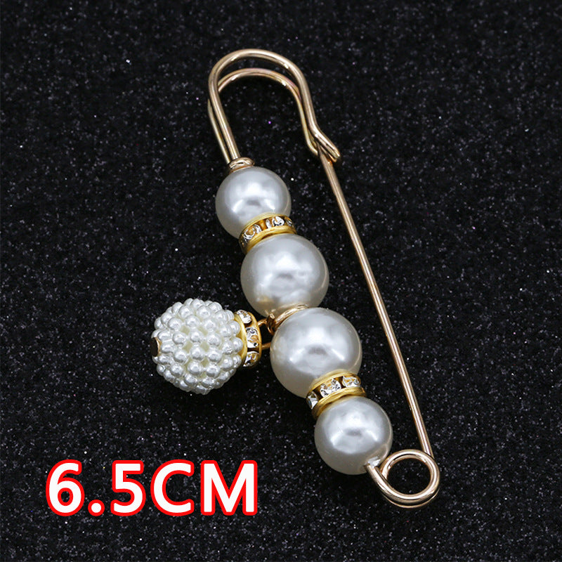 Removable Metal Waist Pin Fixing Clothing Rhinestone Brooch Accessories-178