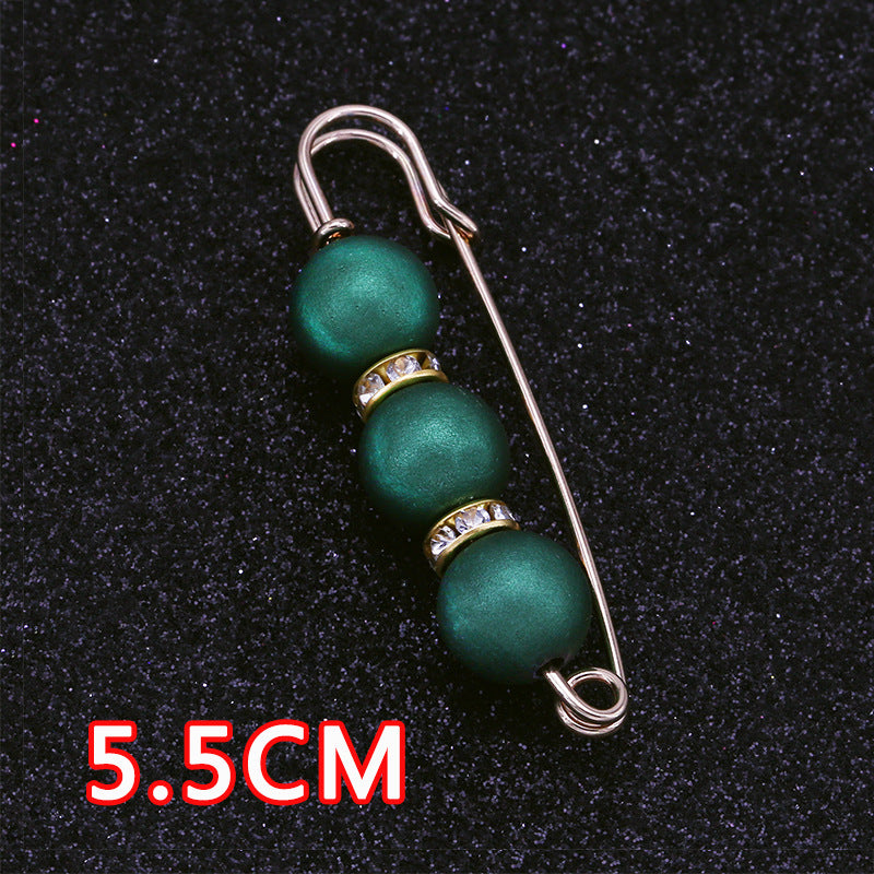 Removable Metal Waist Pin Fixing Clothing Rhinestone Brooch Accessories-178