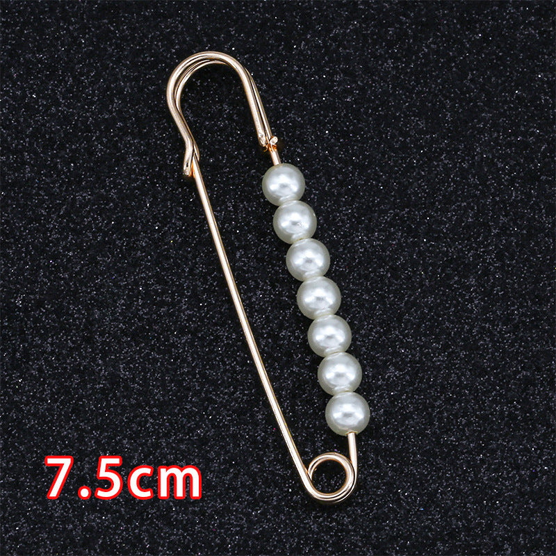 Removable Metal Waist Pin Fixing Clothing Rhinestone Brooch Accessories-178