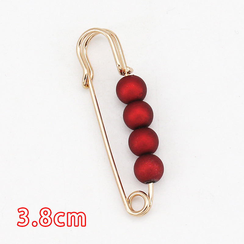 Removable Metal Waist Pin Fixing Clothing Rhinestone Brooch Accessories-178