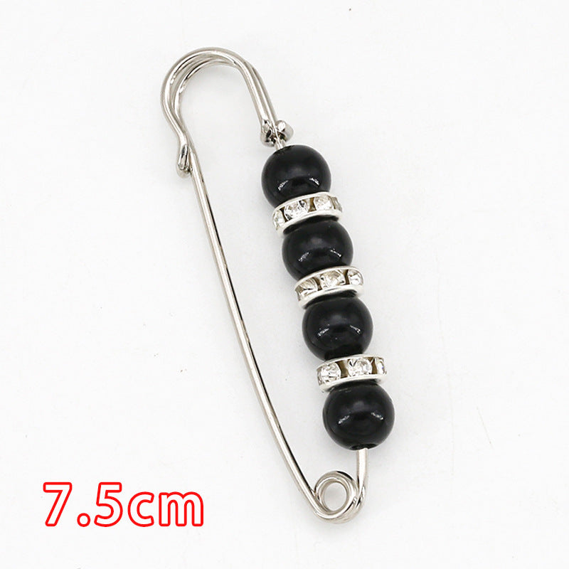 Removable Metal Waist Pin Fixing Clothing Rhinestone Brooch Accessories-178