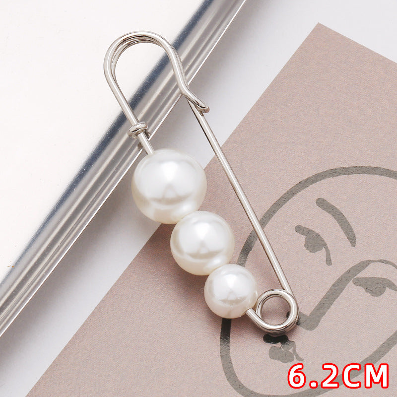 Removable Metal Waist Pin Fixing Clothing Rhinestone Brooch Accessories-178