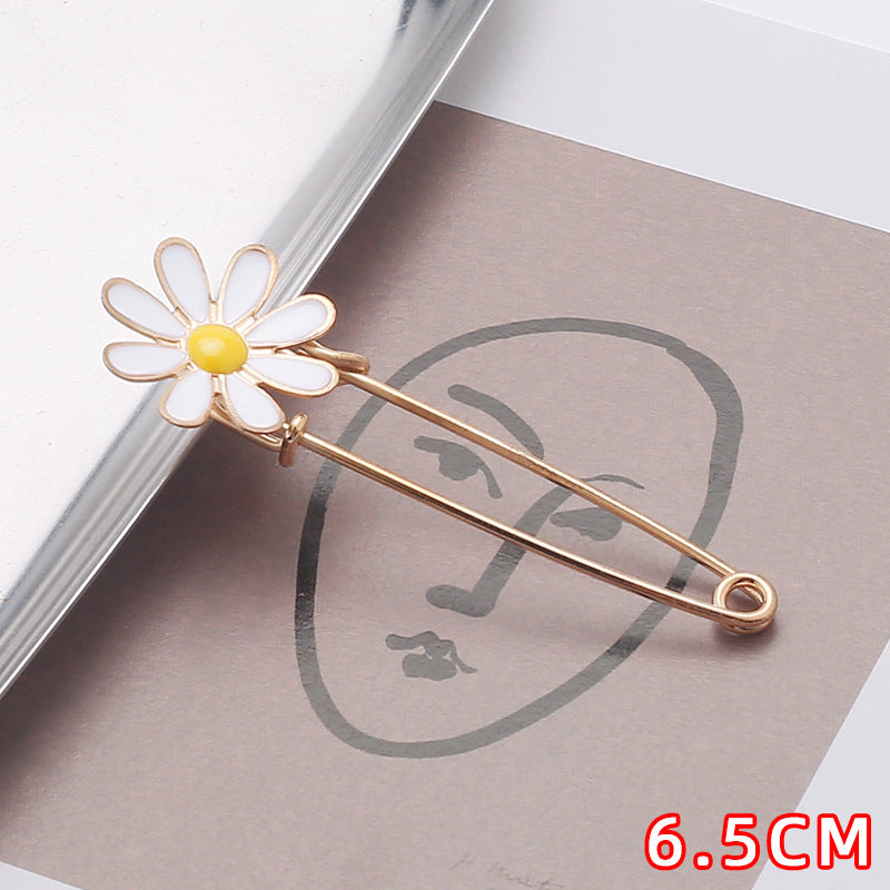 Removable Metal Waist Pin Fixing Clothing Rhinestone Brooch Accessories-178