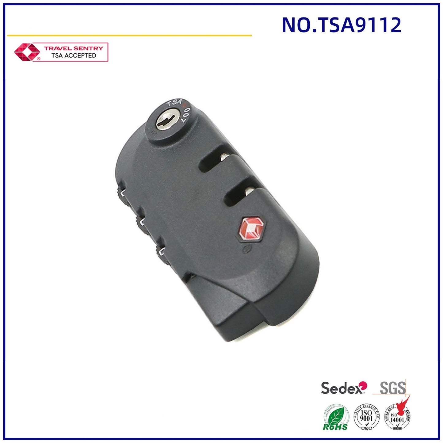 Manufacturer wholesale supply luggage lock luggage luggage accessories bag lock stock TSA lock-18