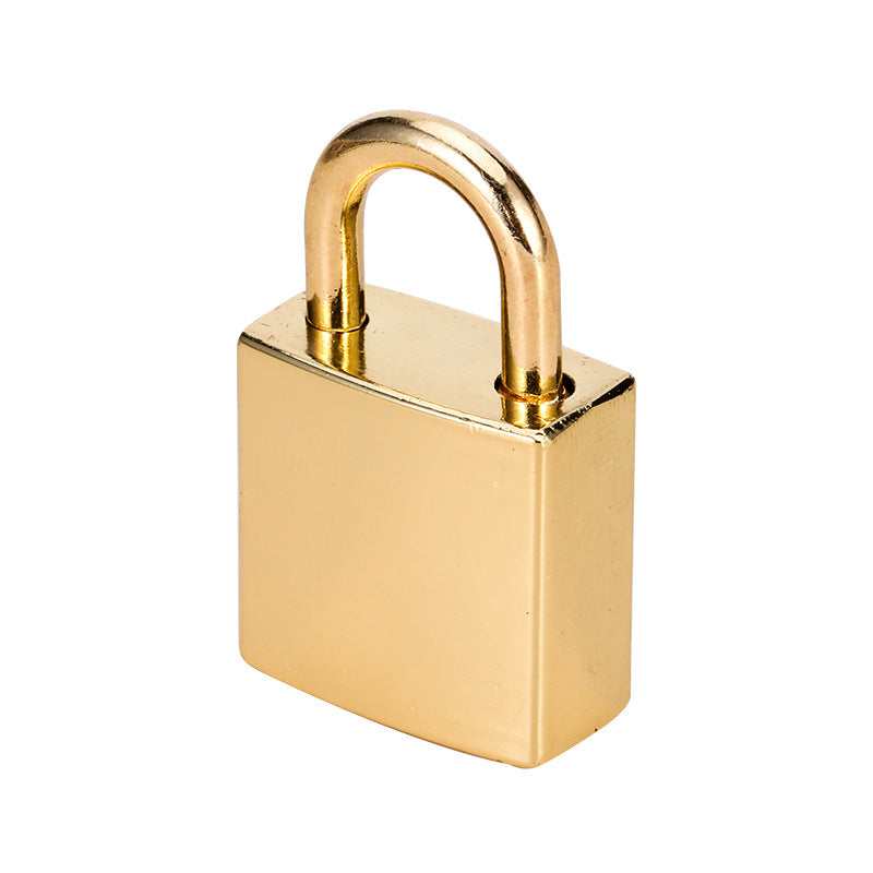 accessories for bags Ornament lock decorative padlock small square lock with key lock buckle customization-18