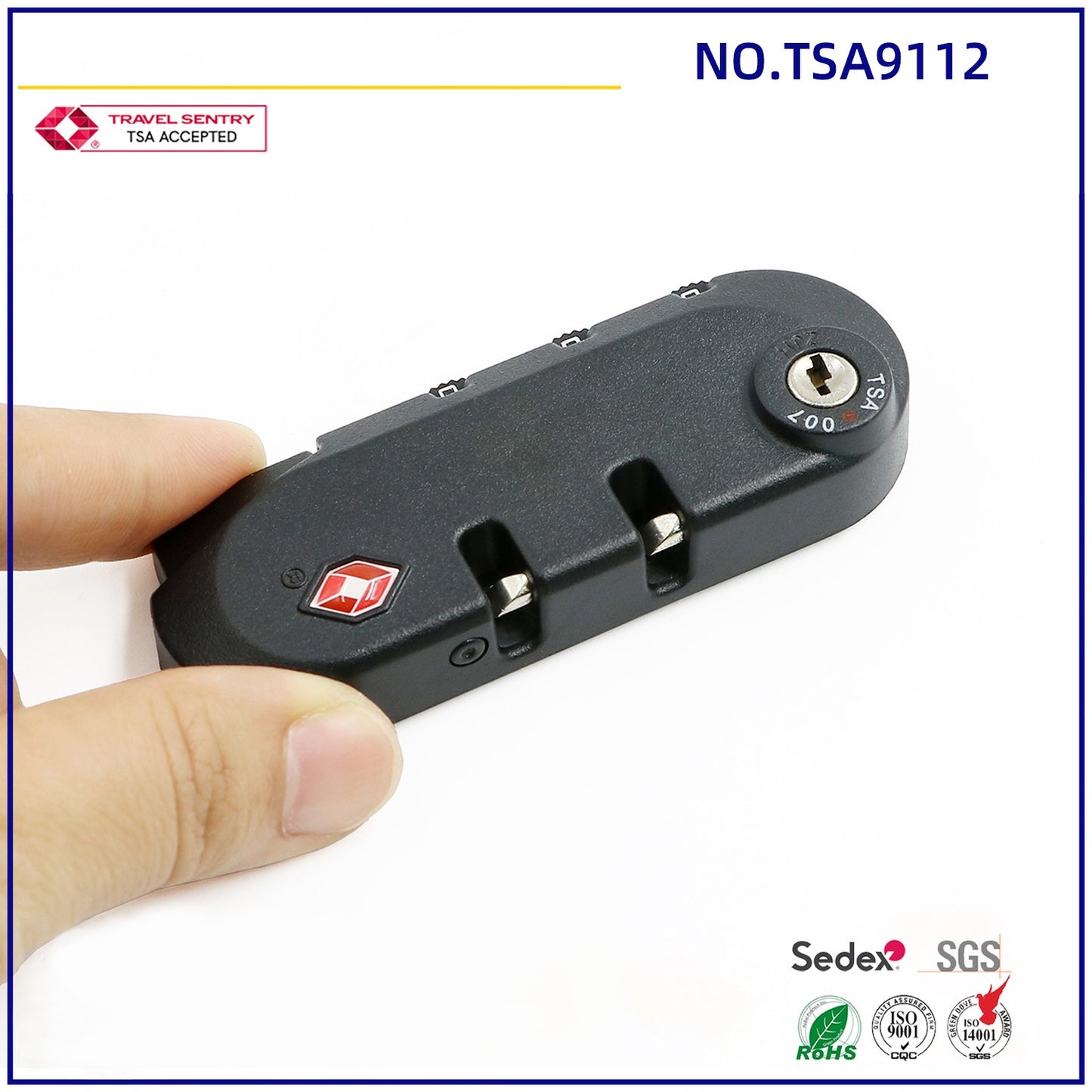 Manufacturer wholesale supply luggage lock luggage luggage accessories bag lock stock TSA lock-18