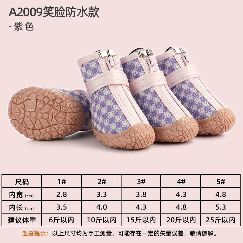 High-End Custom Sneaker Adjustable Durable Air Mesh Surface Small Medium Large Dog Outdoor Running Hiking Boot Dogs Puppy Shoes-2