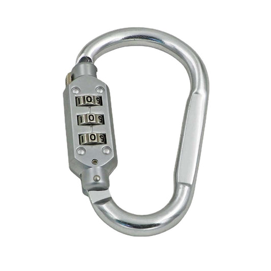D Type Combination Padlock Aluminium Alloy Password Mountaineering Buckle Bicycle Security Lock For Bicycle-19